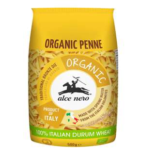 Alce Nero Organic Durum Wheat Pasta - Penne Rigate