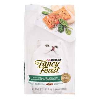Fancy Feast Dry Cat Food - Oceanfish, Salmon & Garden Greens