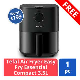 FREE Tefal Air Fryer Easy Fry Essential Compact 3.5L (worth $199)