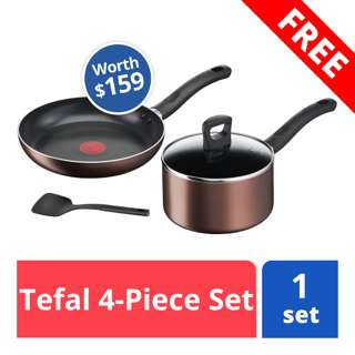 FREE Tefal 4-piece set (worth $159)