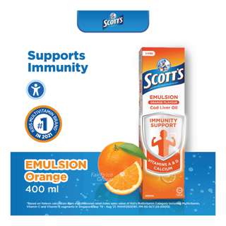 Scott's Emulsion Cod Liver Oil - Orange Scott's Emulsion Cod Liver Oil - Orange