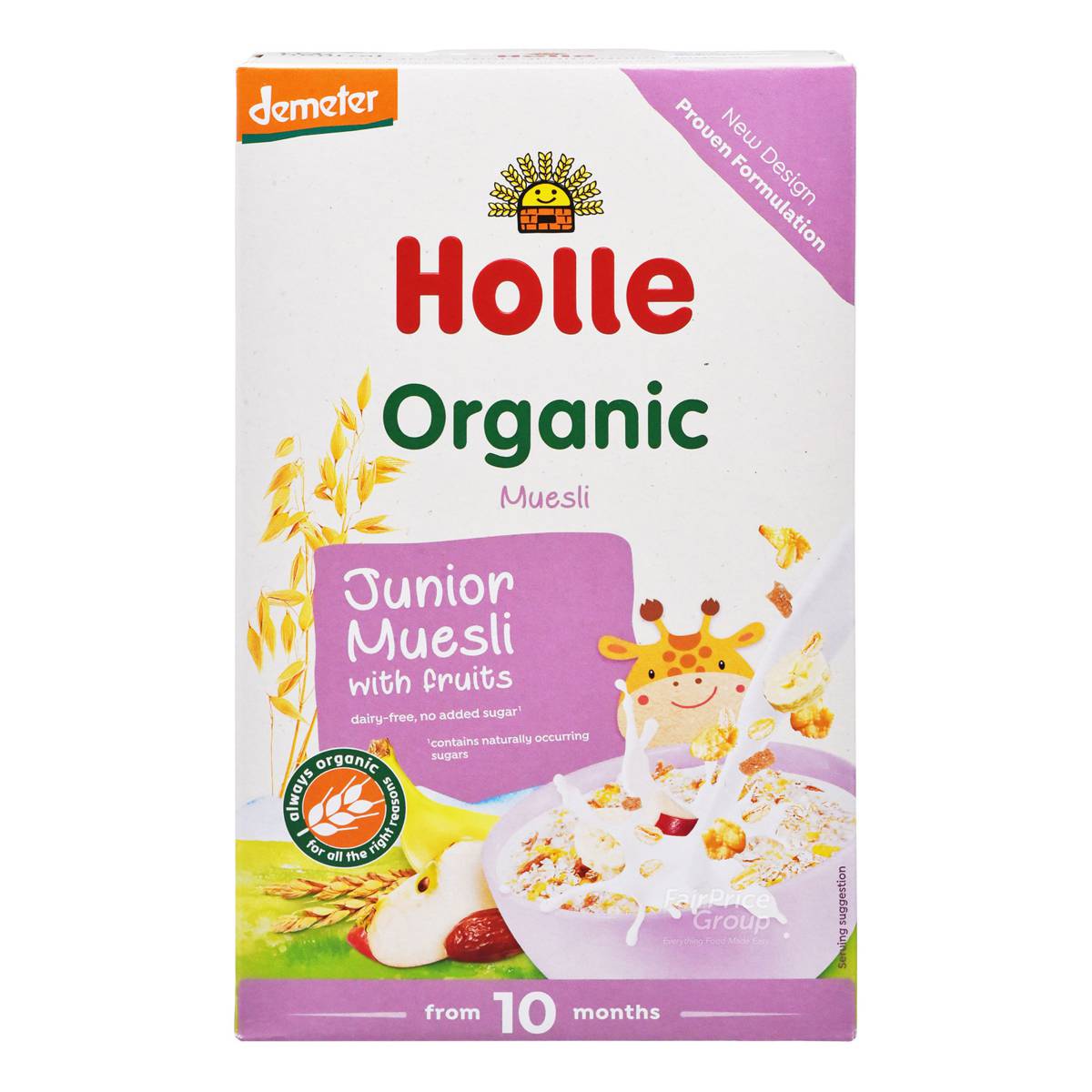 Holle Organic Junior Multigrain Muesli Fruits NTUC FairPrice