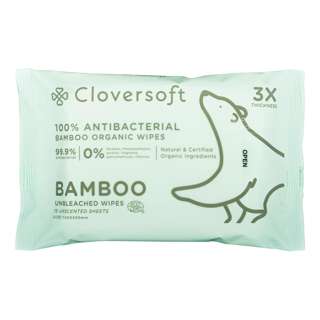 Cloversoft Plant-Based Antibacterial Wet Wipes