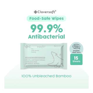 Cloversoft Plant-Based Antibacterial Wet Wipes
