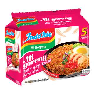 Indomie Mi Goreng Instant Noodles - Hot & Spicy