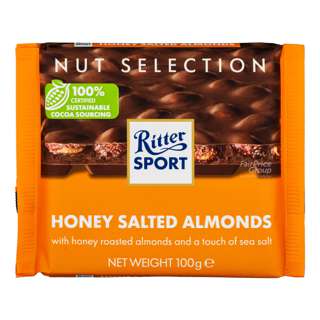 Ritter Sport Chocolate - Honey Salt Almonds