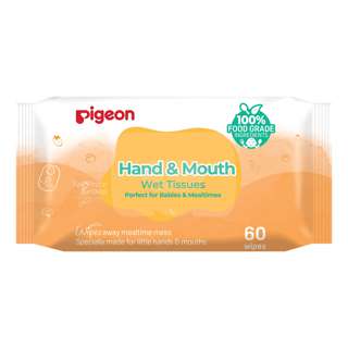 Pigeon Baby Wet Tissues - Hand & Mouth Pigeon Baby Wet Tissues - Hand & Mouth