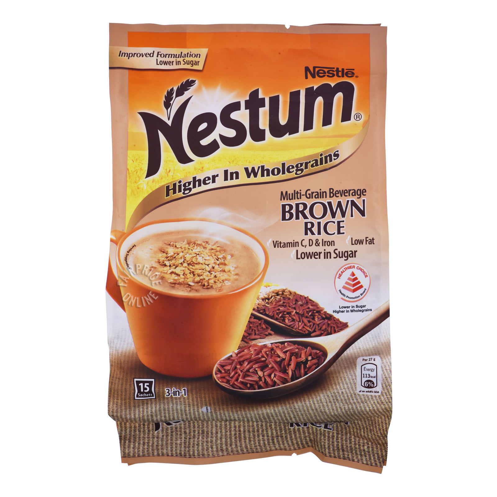 Nestle Nestum 3 In 1 Instant Cereal Milk Drink Original Ntuc Fairprice