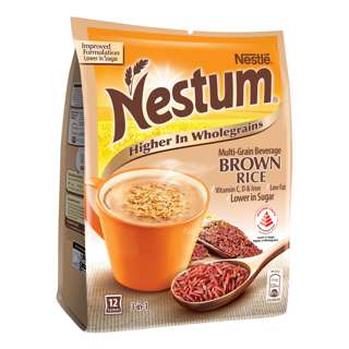 Nestle Nestum 3 in 1 Instant Cereal Milk Drink - Brown Rice 