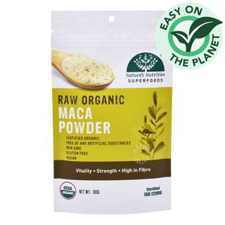 Nature's Nutrition Superfoods - Raw Organic Maca Powder