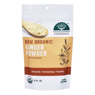 Nature's Nutrition Superfoods - Raw Organic Ginger Powder
