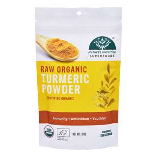 Nature's Nutrition Superfoods - Raw Organic Turmeric Powder