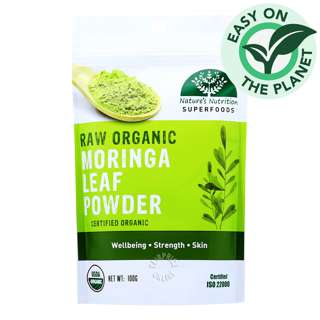 Nature's Nutrition Superfoods - Raw Organic Moringa Leaf Powder