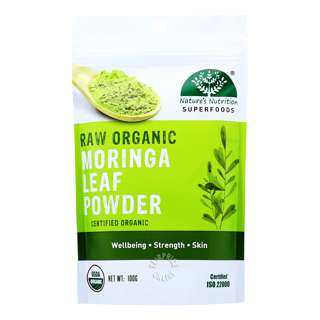 Nature's Nutrition Superfoods - Raw Organic Moringa Leaf Powder