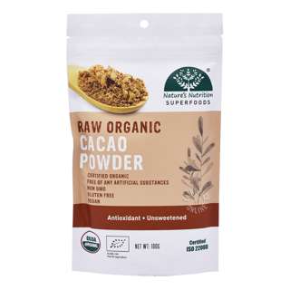 Nature's Nutrition Superfoods - Raw Organic Cacao Powder Nature's Nutrition Superfoods - Raw Organic Cacao Powder