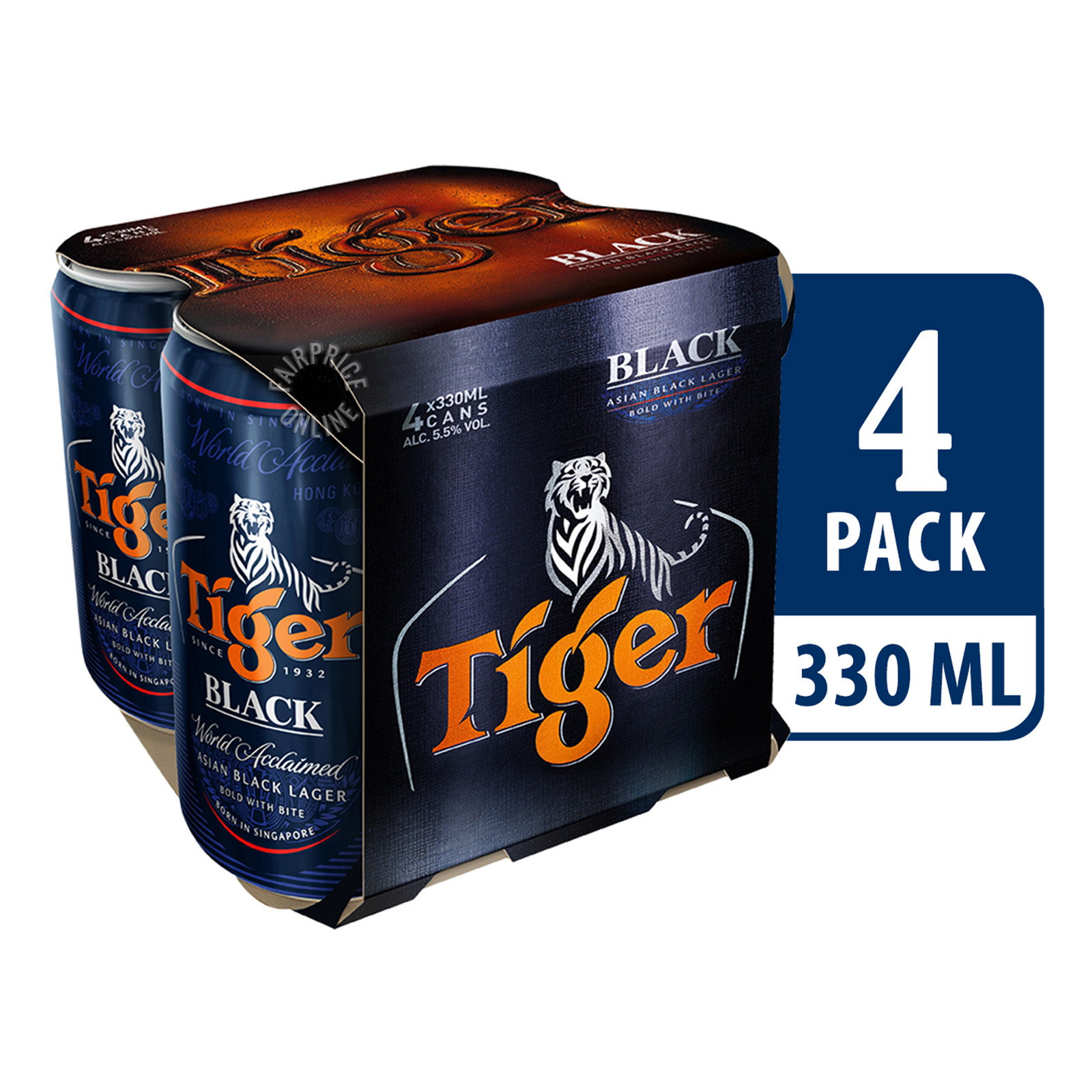 Tiger Can Beer - Black Lager