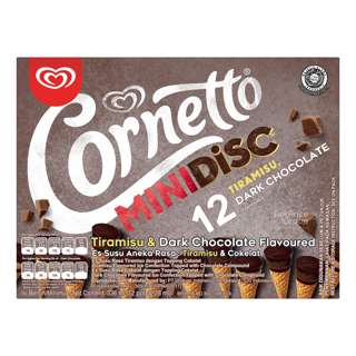 Cornetto Mini Ice Cream Cone - Tiramisu & Dark Chocolate