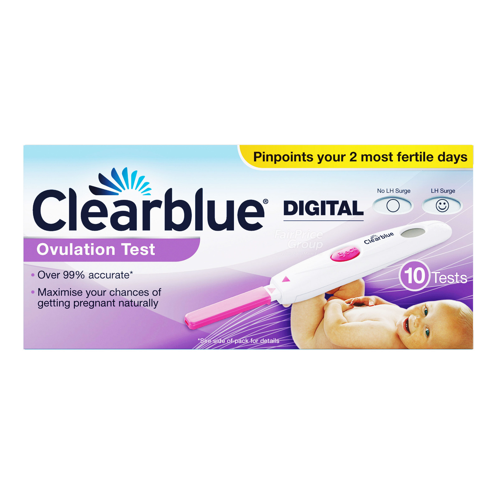 Clearblue Ovulation Test Kit Digital NTUC FairPrice
