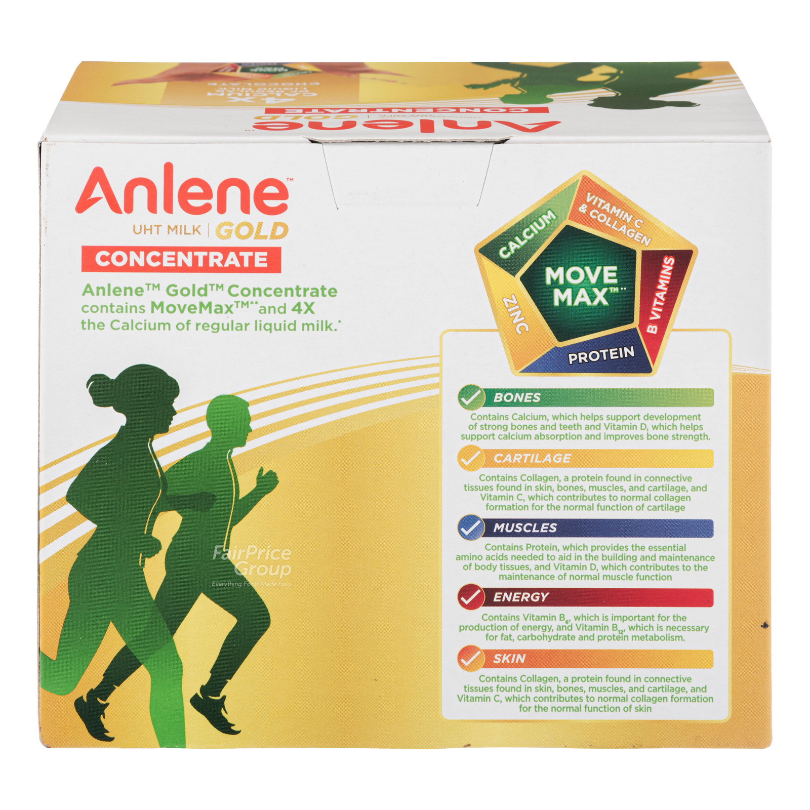 Anlene Concentrate Uht Milk Fat Free With Collagen Ntuc Fairprice
