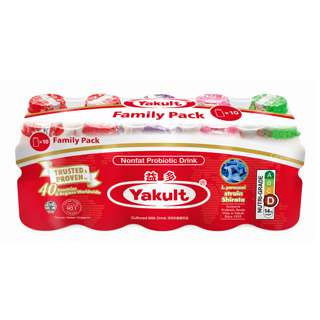 Yakult Cultured Milk Bottle Drink - Assorted Flavours (Twin Pack) Yakult Cultured Milk Bottle Drink - Assorted Flavours (Twin Pack)