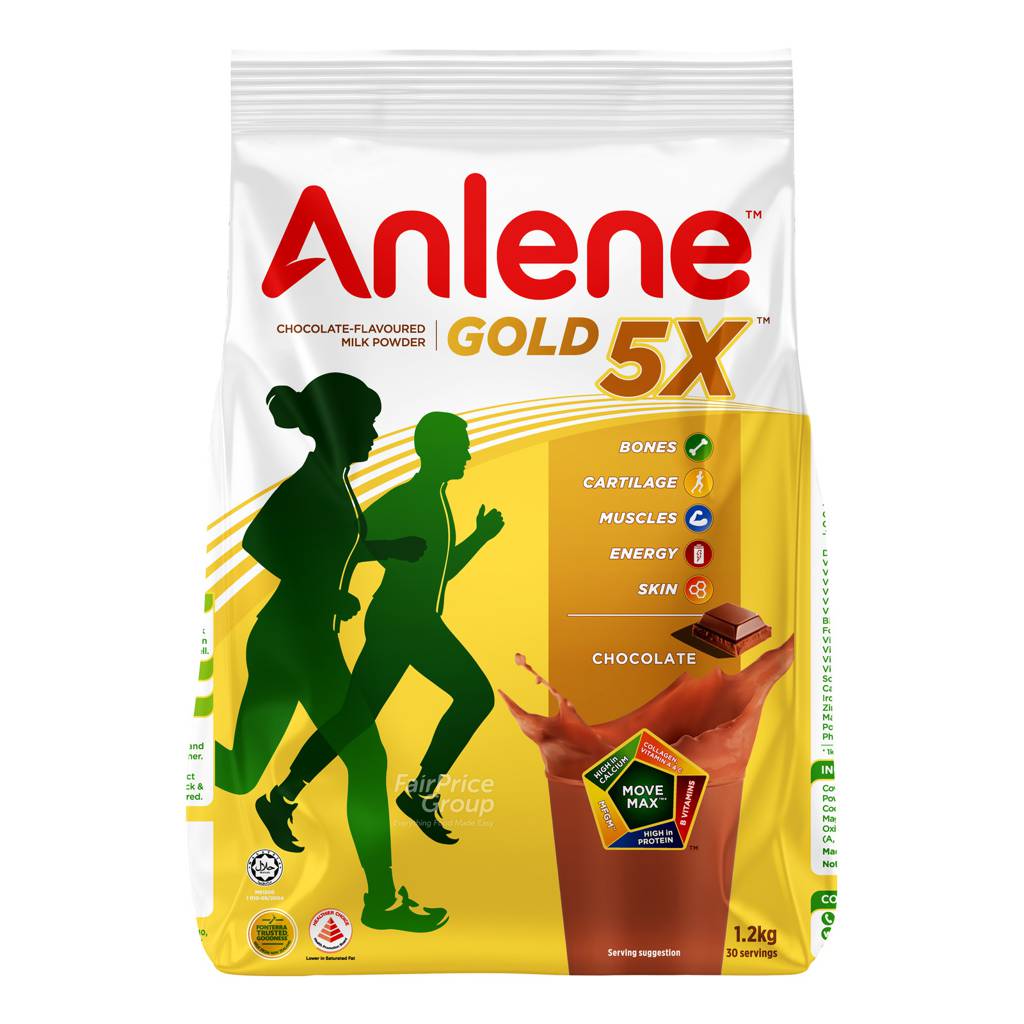 Anlene Gold 5X Adult Milk Powder Chocolate NTUC FairPrice