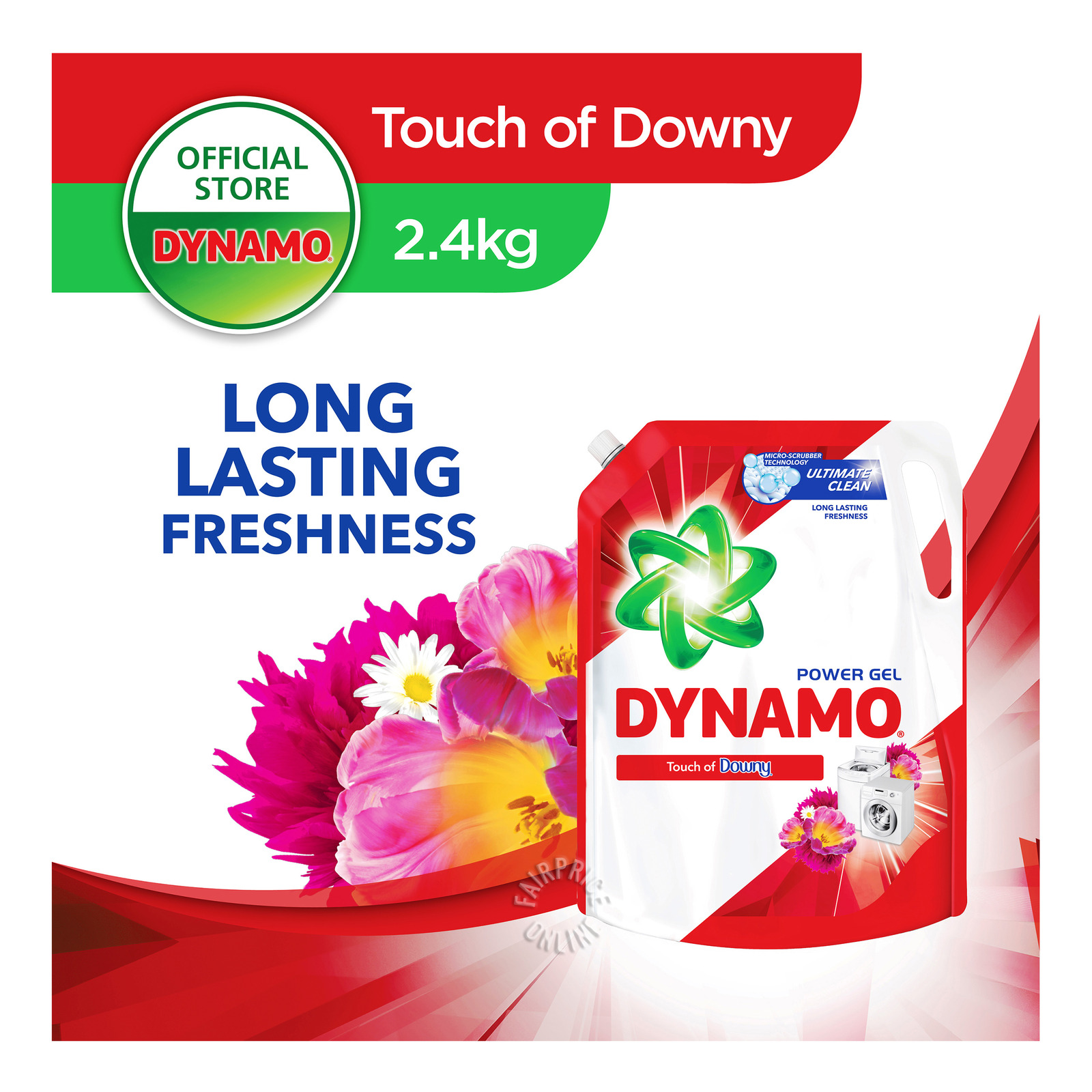 Dynamo Power Gel Laundry Detergent Refill - Downy
