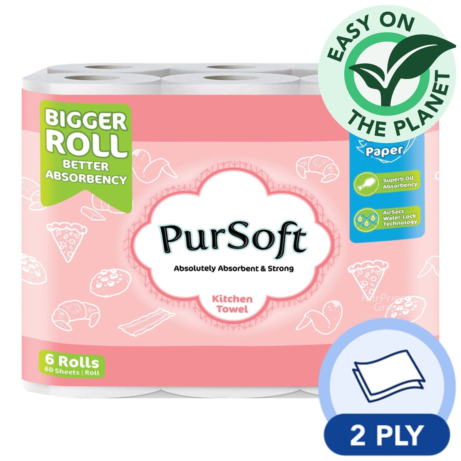 PurSoft Kitchen Towel Roll