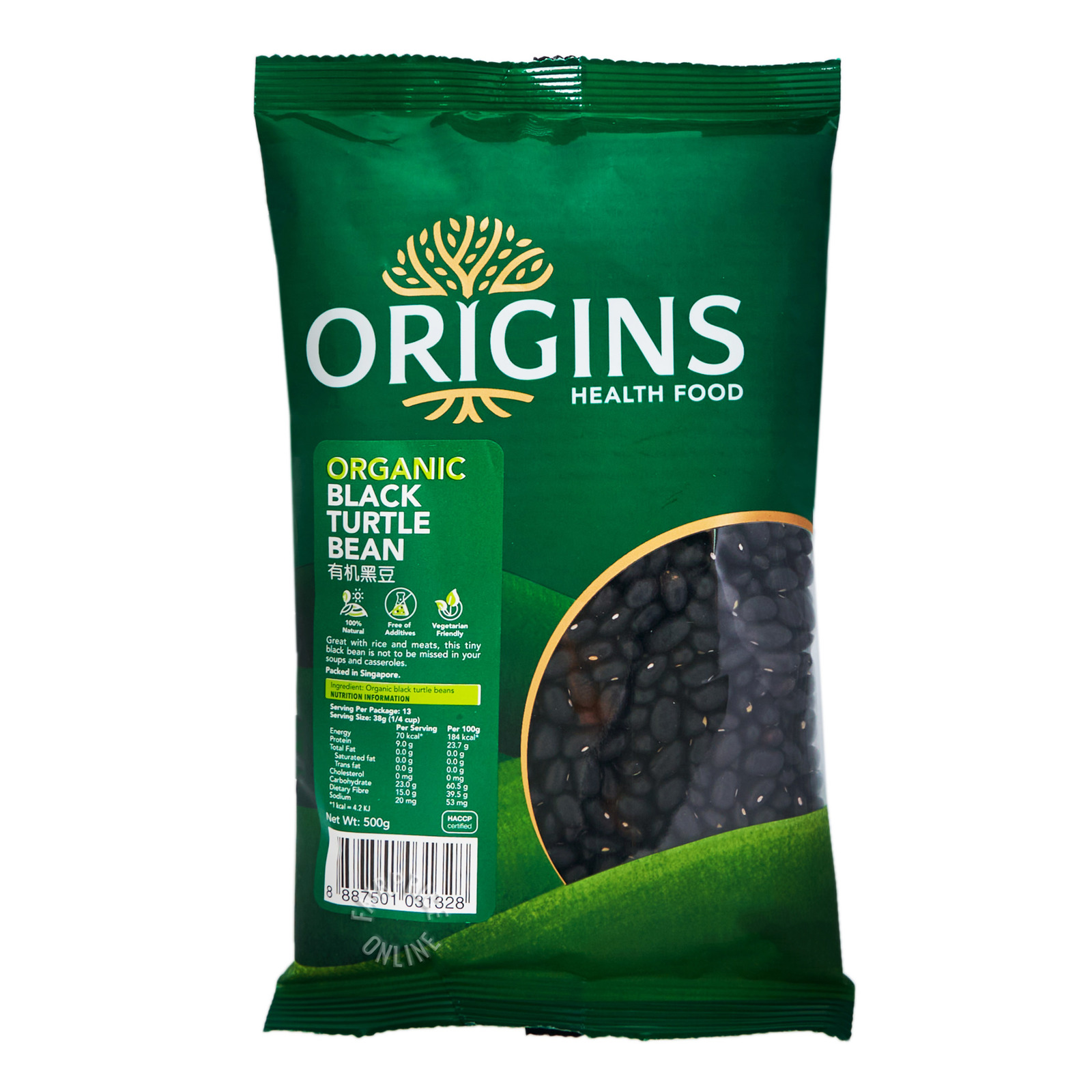 Origins Healthfood Organic Black Turtle Bean | NTUC FairPrice