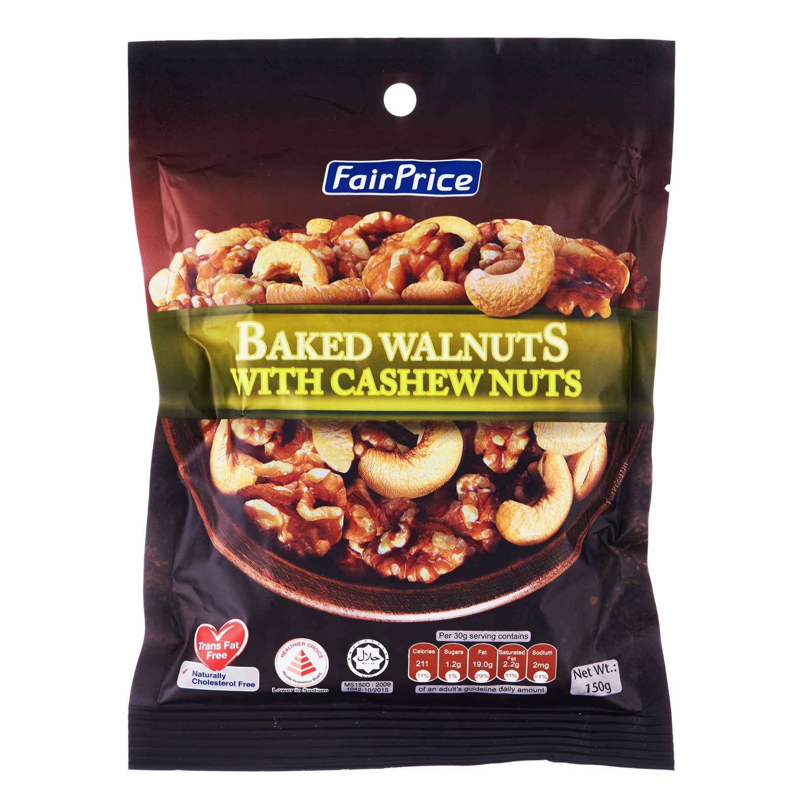 FairPrice Baked Walnuts with Cashews Nuts