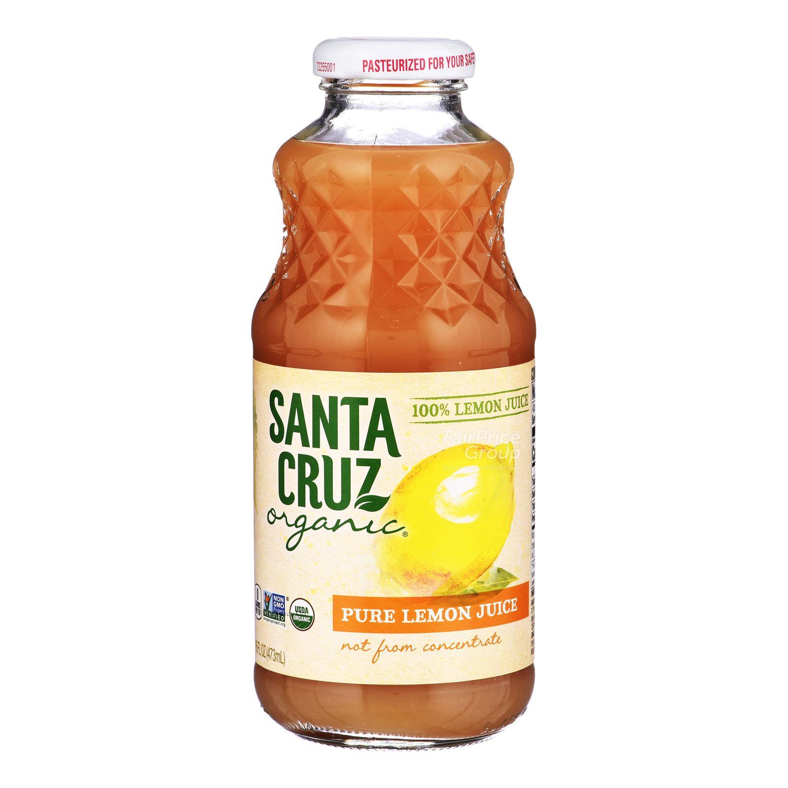 Santa Cruz Organic Bottle Juice Pure Lemon NTUC FairPrice