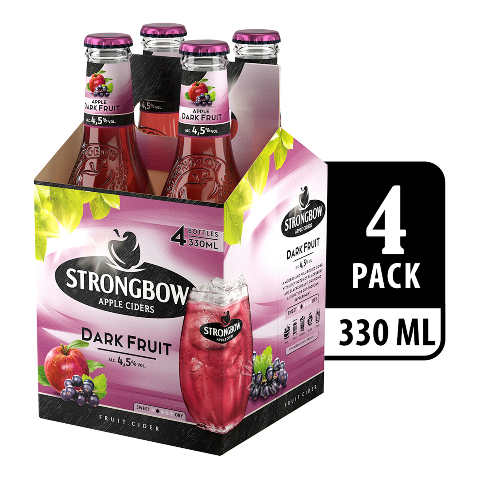 Strongbow Apple Bottle Cider - Dark Fruit
