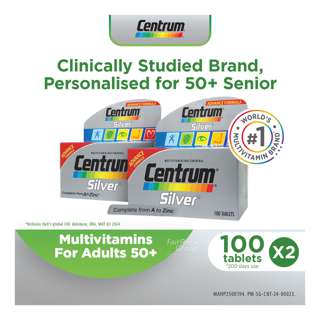 Centrum Multi Vitamin Tablets - Silver