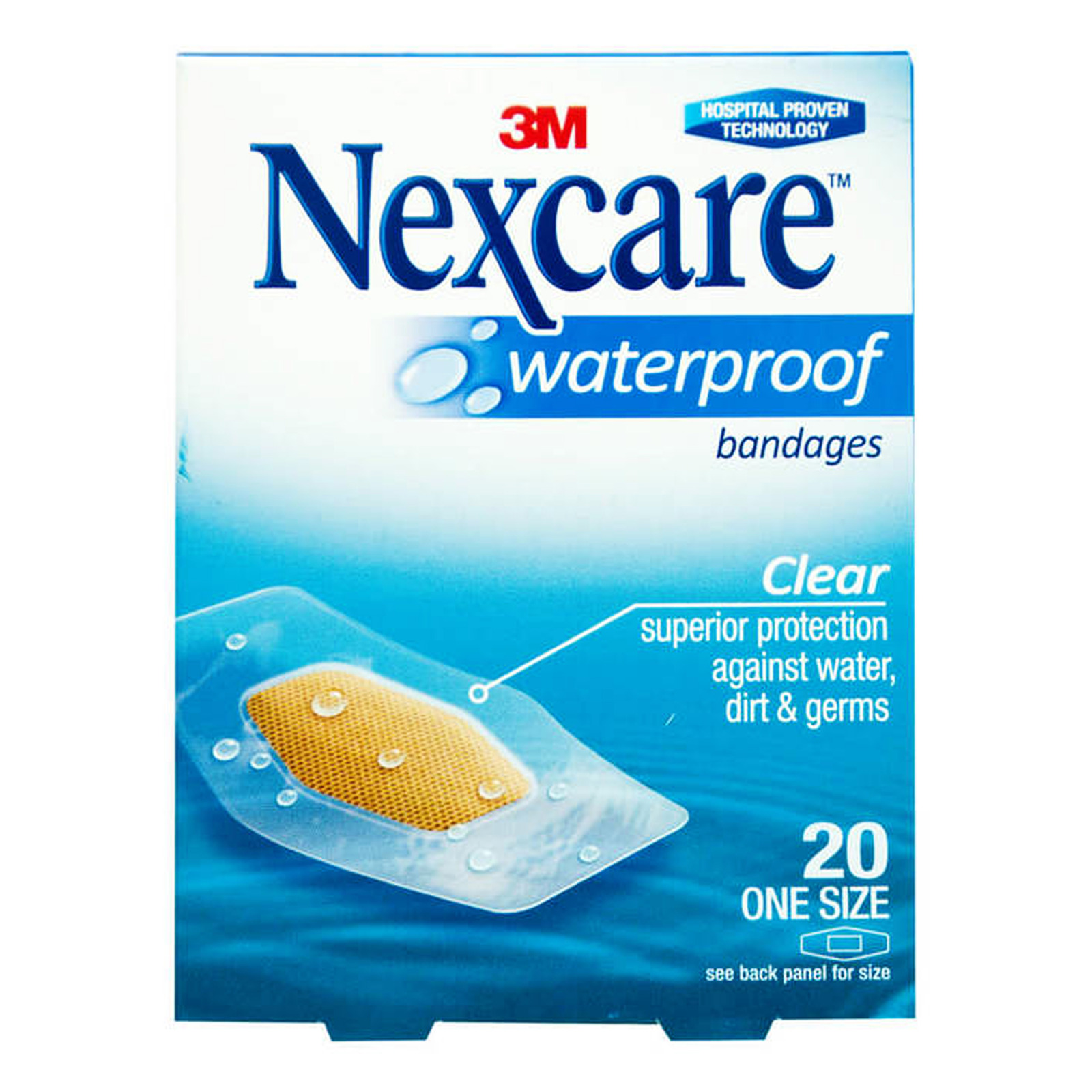 Nexcare Waterproof Bandage - Clear