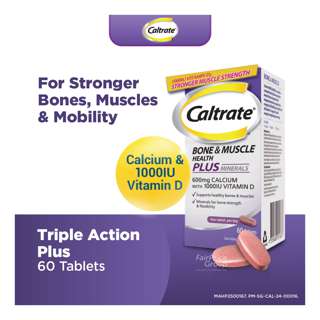 Caltrate Bone & Muscle Health Plus Minerals Supplement
