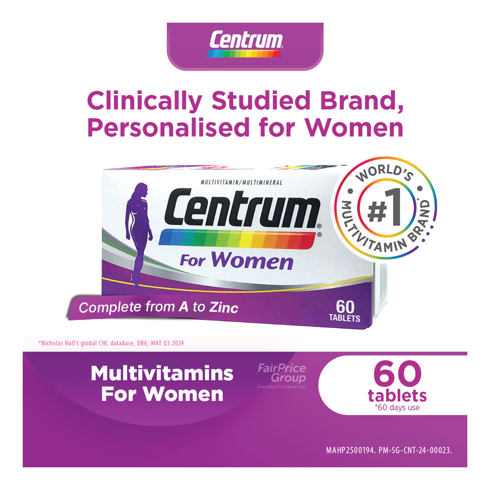 Centrum Multi Vitamin Tablets - Women