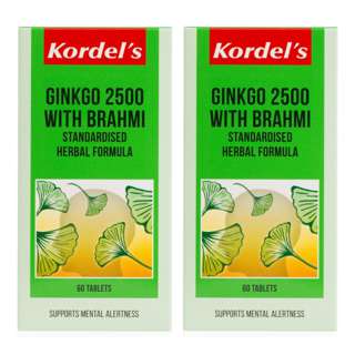 Kordel's Health Gingko 2500 + Brahmi