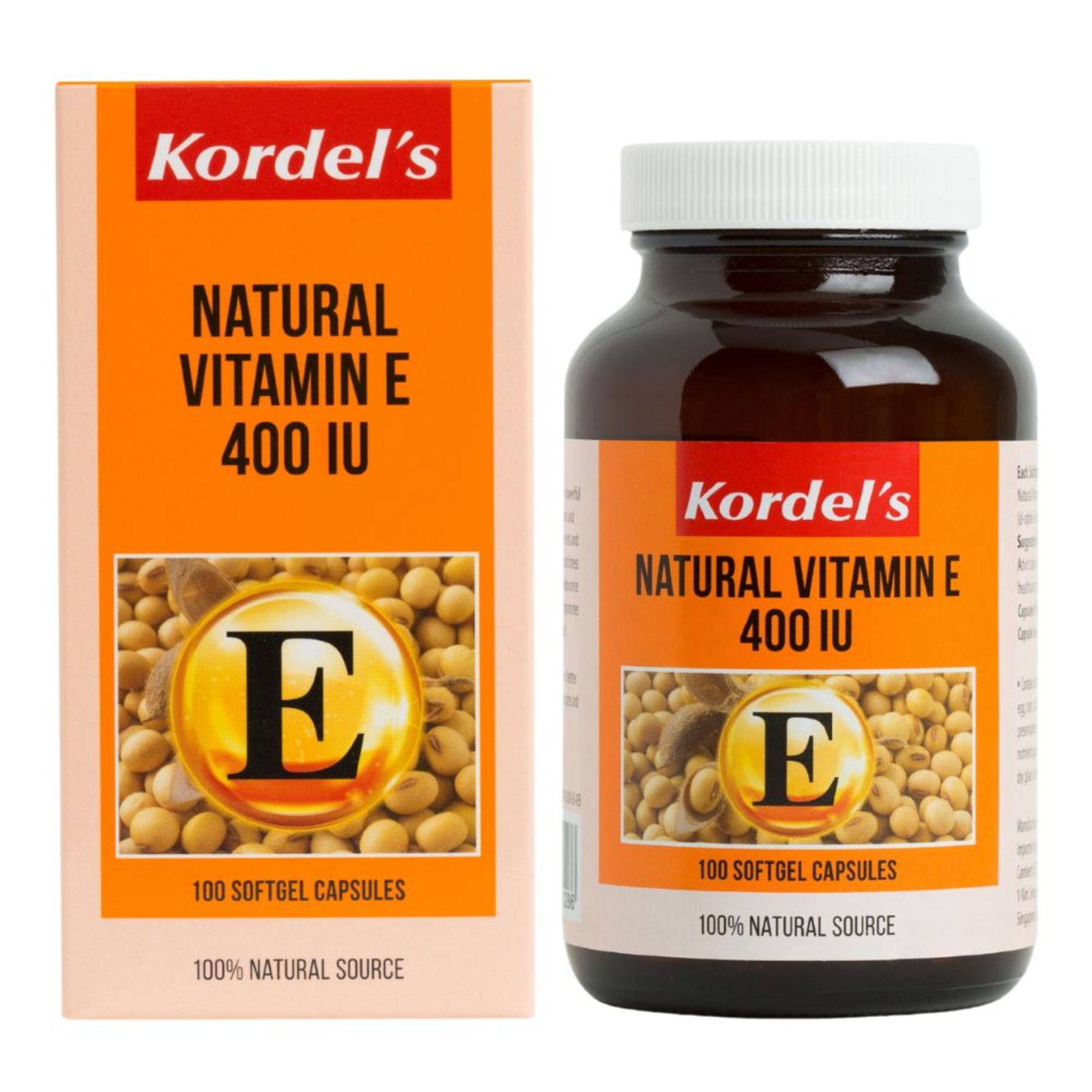 Kordel's Natural Vitamin E Softgel Capsules 400IU NTUC FairPrice