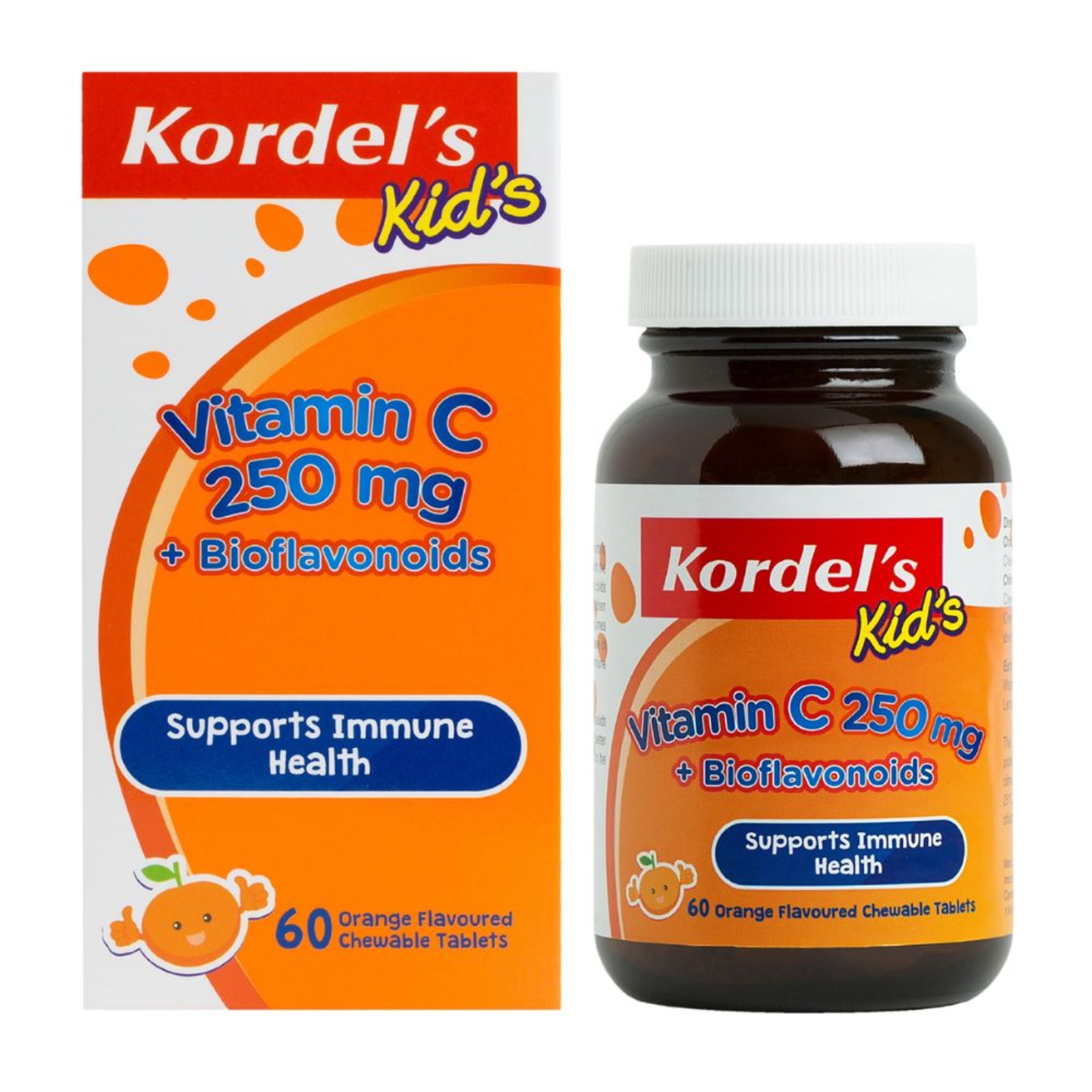 Kordel's Vitamin C + Flavonoids Chewable Tablets - Orange