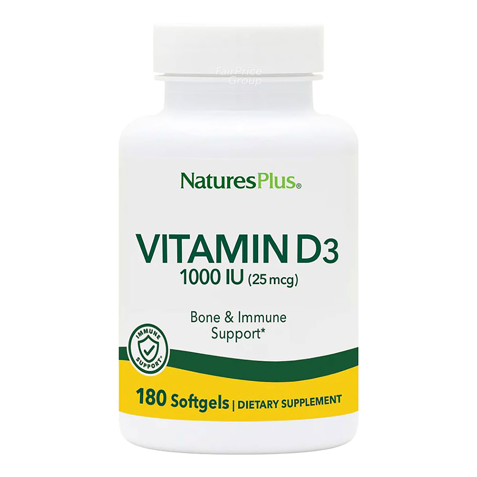 NaturePlus Vitamin D3 1000 IU NTUC FairPrice