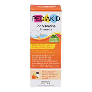 Pediakid Vitality Supplement - 22 Vitamins and Minerals