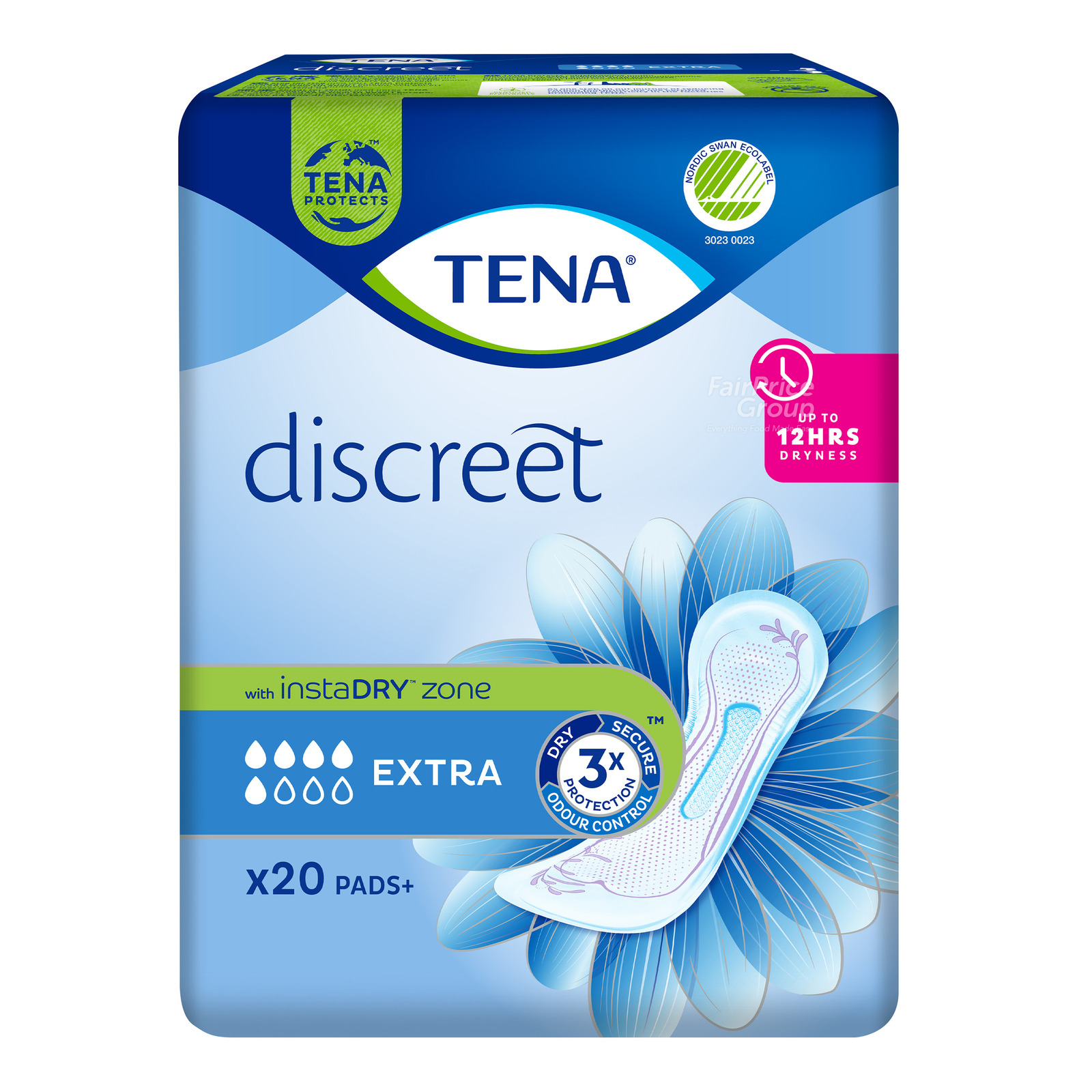 TENA Lady Discreet Night Pads - Extra (32cm)