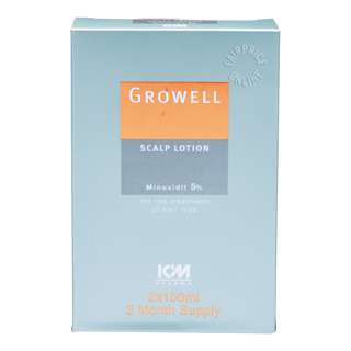 ICM Pharma Growell Minoxidil Scalp Lotion - 5% ICM Pharma Growell Minoxidil Scalp Lotion - 5%