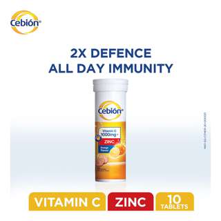 Cebion Vitamin C 1000mg+ Zinc Tablets - Orange
