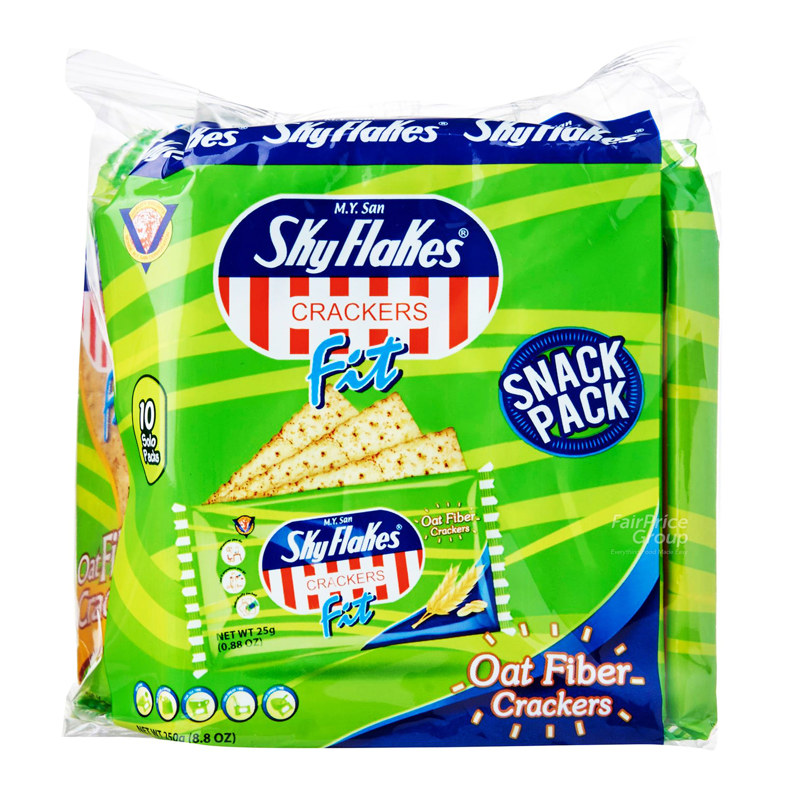 M.Y. San Sky Flakes Crackers Fit Oat Fiber NTUC FairPrice
