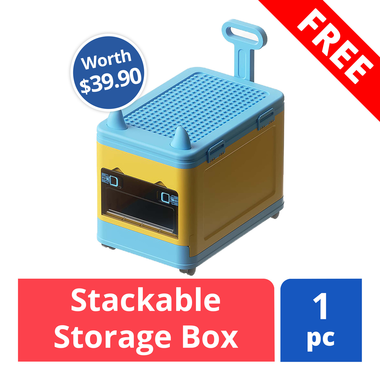 Storerage Box How Much FREE Stackable Storage Box (worth $39.90) | NTUC FairPrice