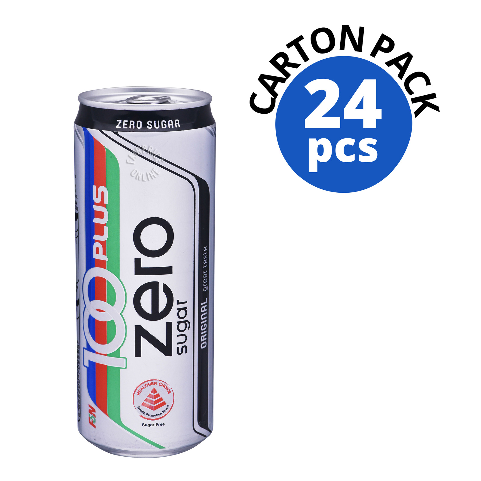 100 Plus Zero Sugar Can Drink - Original