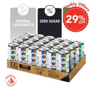 100 Plus Zero Sugar Can Drink - Original