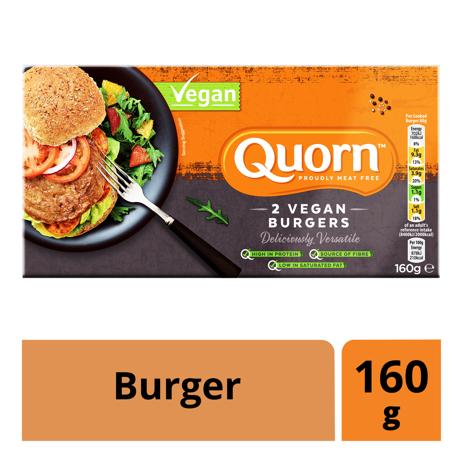 Quorn Frozen Vegan Burger | NTUC FairPrice