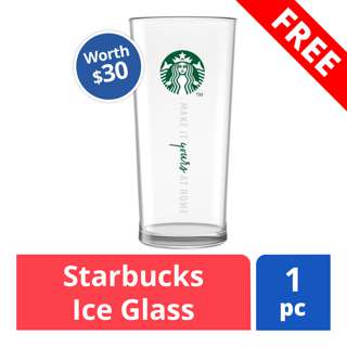 FREE Starbucks Ice Glass (worth $30)