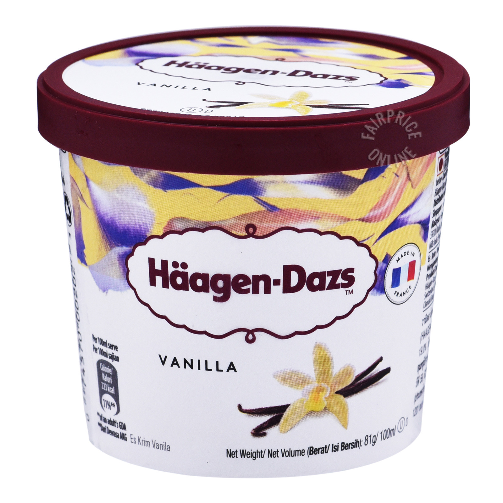 Haagen-Dazs Mini Cups Ice Cream - Vanilla | NTUC FairPrice